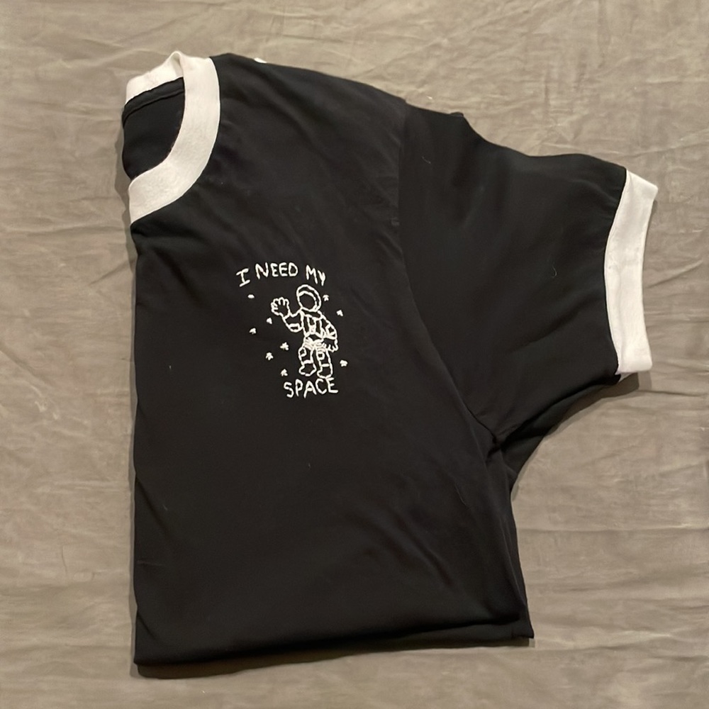 Hand stitched design T-shirt